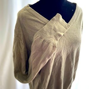 Vintage Michelangelo Long Sleeve Shirt/Sweater Green/Gray